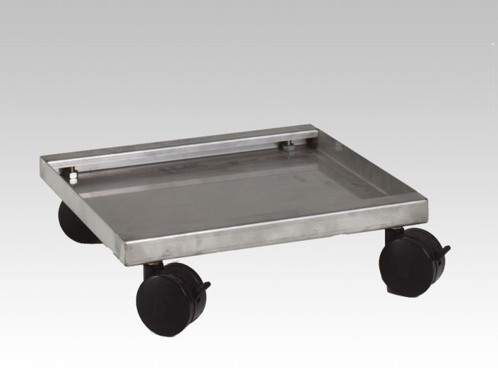 Untersetzwagen aus Edelstahl, 400x300x90 mm