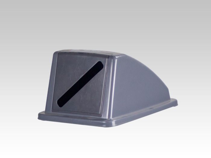 Deckel mit Papierschlitz 470x340x230 mm grau