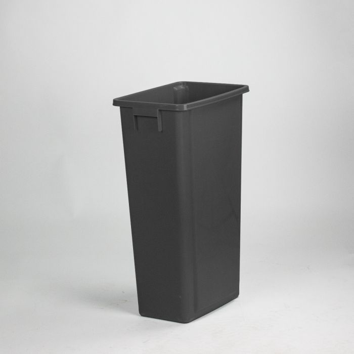 Abfallbehälter 460x320x762 mm 80 L ohne Deckel schwarz
