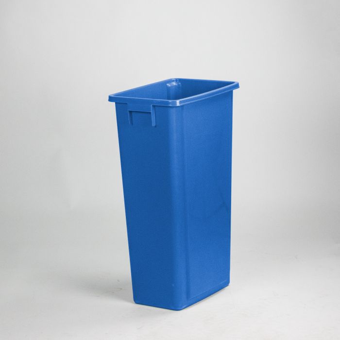 Abfallbehälter 460x320x762 mm 80 L ohne Deckel blau