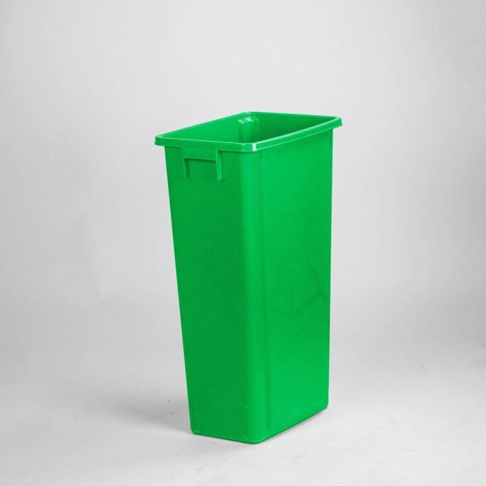 Abfallbehälter 460x320x762 mm 80 L ohne Deckel grün