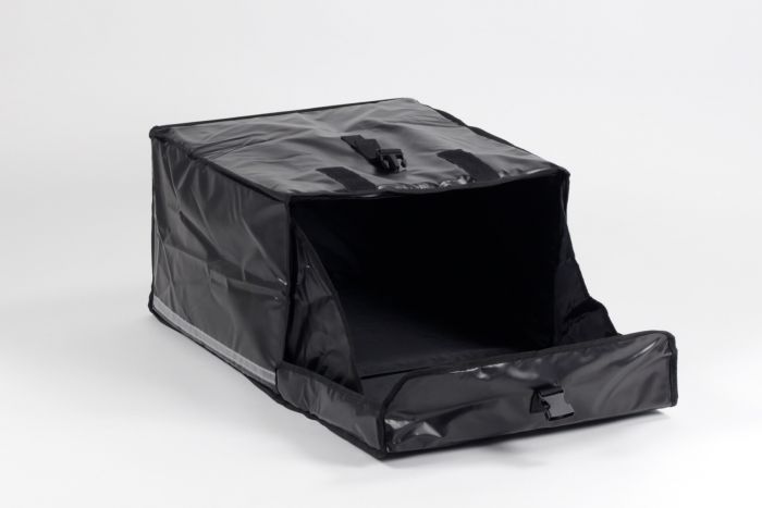 Pizzaliefertasche, 64 Liter schwarz