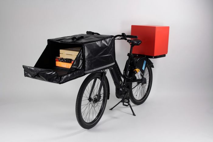 Pizzaliefertasche, 64 Liter schwarz