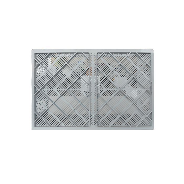 Stapelbare Euronormkiste 33L, 600x400x171 mm, perforiert, hellgrau