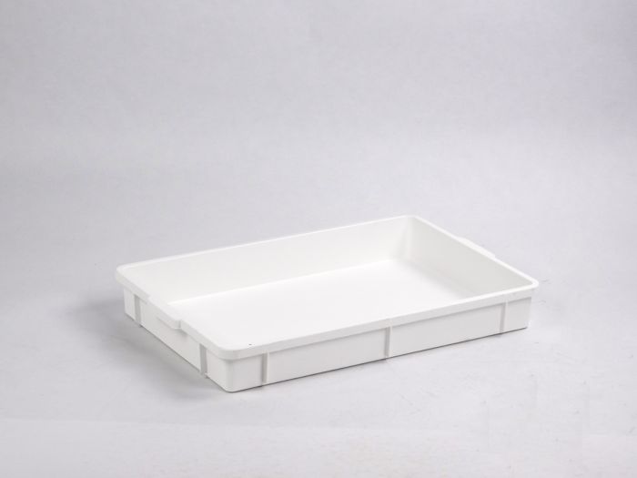 Stapelbarer Hygienebehälter 650x427x83 mm, 19 Liter, weiß