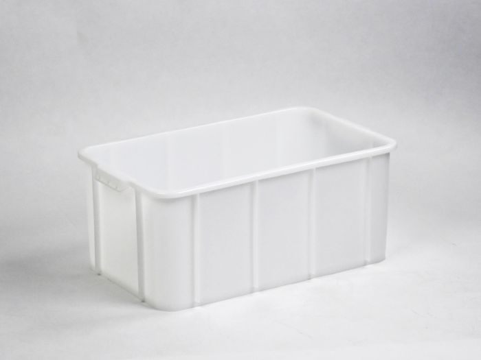Stapelbarer Hygienebehälter 730x440x310 mm, 72 Liter, weiß