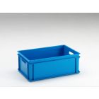 E-line Normbox Stapelbare Kunststoffbehälter 600x400x220mm 40 L, Blau PP Virgin