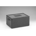 EPP Thermobox GN 1/1, 600x400x320 mm, 46 ltr, mit Deckel, schwarz