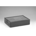 EPP Thermobox, 685x485x180 mm, 32 ltr, mit Deckel, schwarz