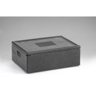 EPP Thermobox, 685x485x260 mm, 53 ltr, mit Deckel, schwarz