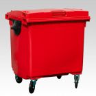 4-Rad Mülltonne MGB 1000L, Rot, Qualität nach DIN, 1370x1085x1315 mm