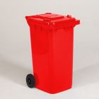 2-Rad Mülltonne MGB 240 L, Rot, Qualität nach DIN, 580x740x1070 mm