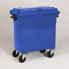 4-Rad Mülltonne MGB 770L, Blau, Qualität nach DIN, 1371x779x1316 mm