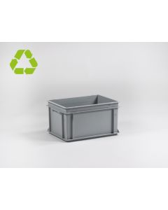E-line Normbox Stapelbare Kunststoffbehälter 400x300x220mm 20 L, Grau